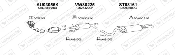 Изпускателна система VENEPORTE           