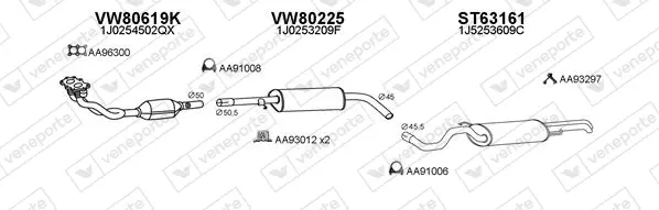 Изпускателна система VENEPORTE           