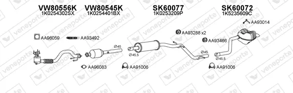 Изпускателна система VENEPORTE           