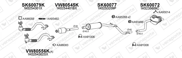 Изпускателна система VENEPORTE           