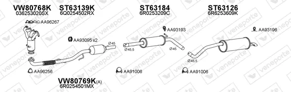 Изпускателна система VENEPORTE           