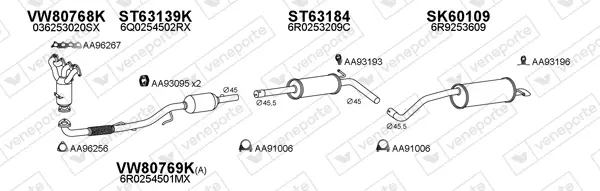 Изпускателна система VENEPORTE           