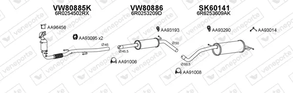 Изпускателна система VENEPORTE           