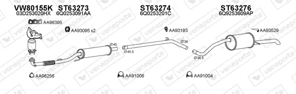 Изпускателна система VENEPORTE           