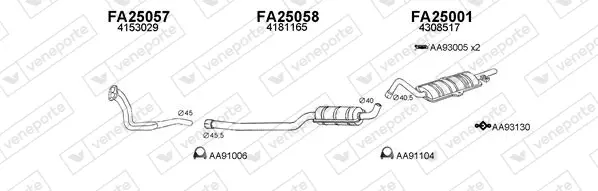 Изпускателна система VENEPORTE           