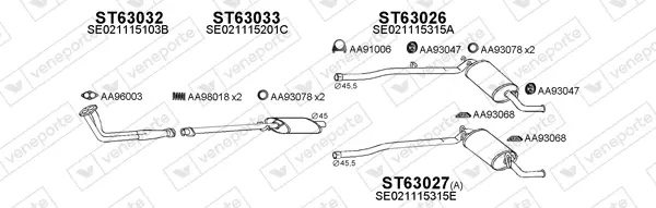 Изпускателна система VENEPORTE           