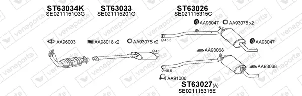 Изпускателна система VENEPORTE           