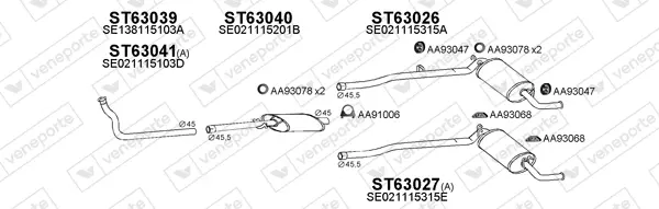 Изпускателна система VENEPORTE           