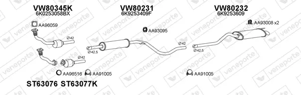 Изпускателна система VENEPORTE           