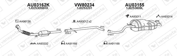 Изпускателна система VENEPORTE           