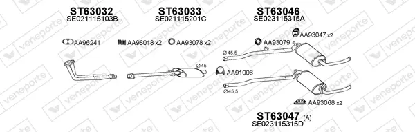Изпускателна система VENEPORTE           