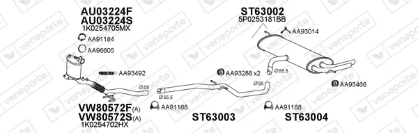 Изпускателна система VENEPORTE           