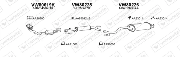 Изпускателна система VENEPORTE           