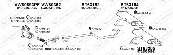 Изпускателна система VENEPORTE           