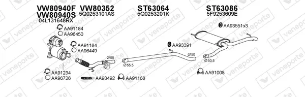 Изпускателна система VENEPORTE           