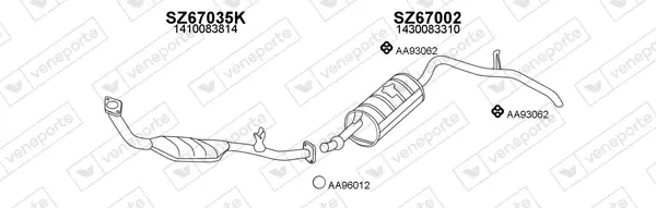 Изпускателна система VENEPORTE           