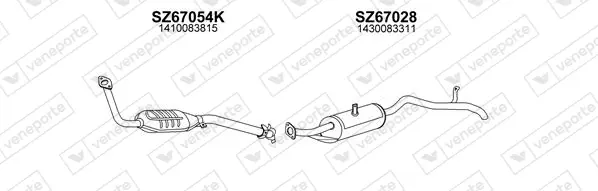 Изпускателна система VENEPORTE           