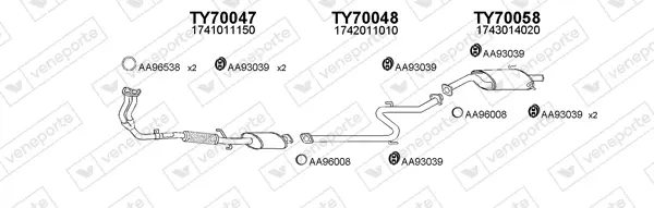 Изпускателна система VENEPORTE           
