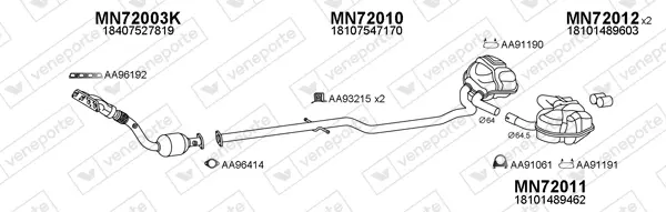 Изпускателна система VENEPORTE           