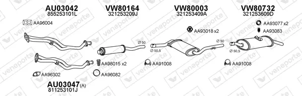 Изпускателна система VENEPORTE           