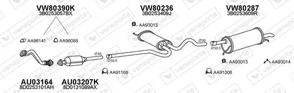 Изпускателна система VENEPORTE           