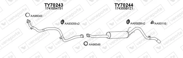 Изпускателна система VENEPORTE           