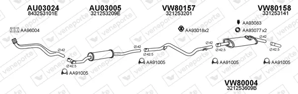 Изпускателна система VENEPORTE           