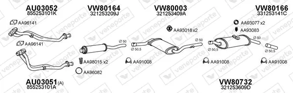 Изпускателна система VENEPORTE           