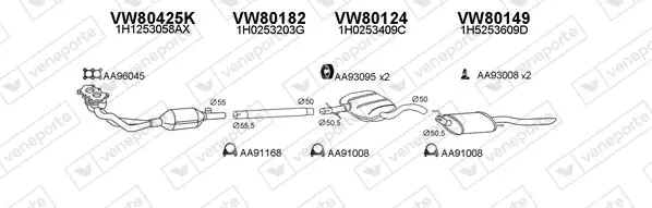 Изпускателна система VENEPORTE           