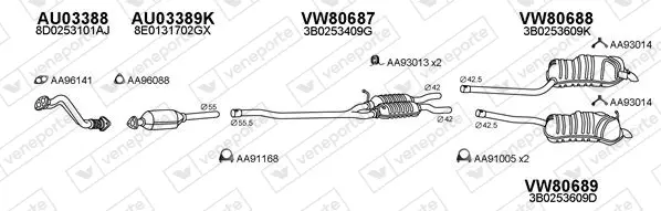 Изпускателна система VENEPORTE           