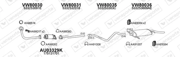 Изпускателна система VENEPORTE           