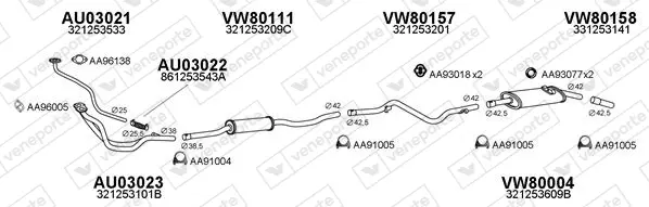 Изпускателна система VENEPORTE           