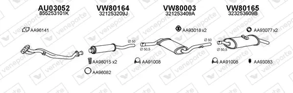 Изпускателна система VENEPORTE           