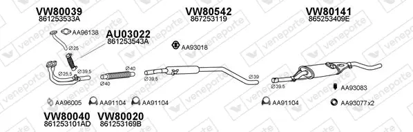Изпускателна система VENEPORTE           