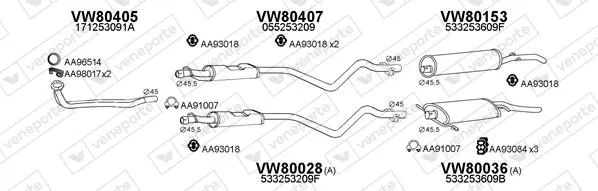 Изпускателна система VENEPORTE           