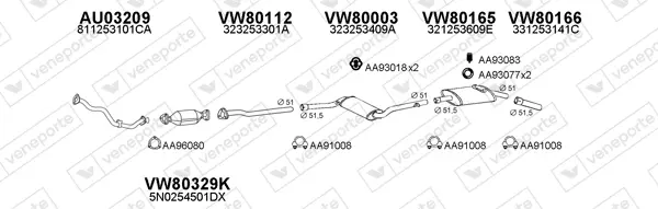 Изпускателна система VENEPORTE           