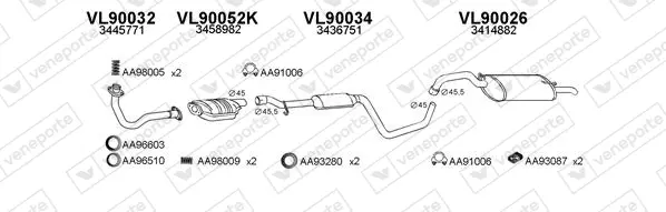 Изпускателна система VENEPORTE           