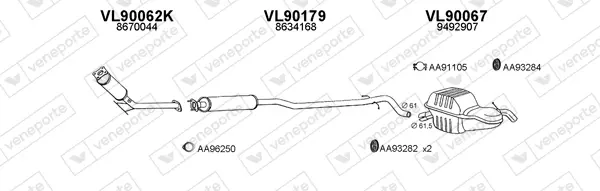 Изпускателна система VENEPORTE           