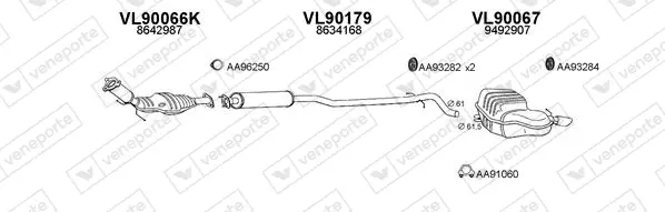 Изпускателна система VENEPORTE           