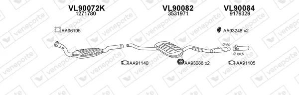 Изпускателна система VENEPORTE           