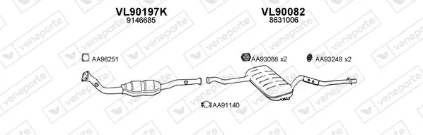 Изпускателна система VENEPORTE           