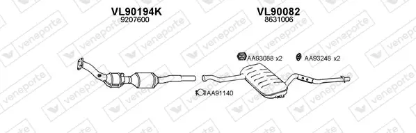Изпускателна система VENEPORTE           