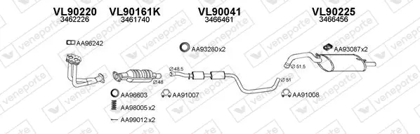Изпускателна система VENEPORTE           