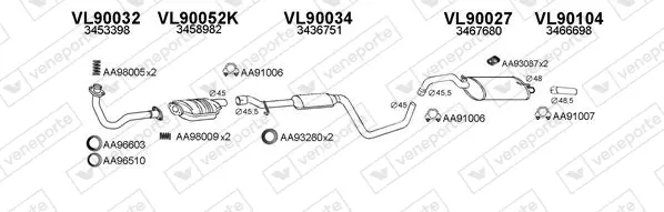 Изпускателна система VENEPORTE           