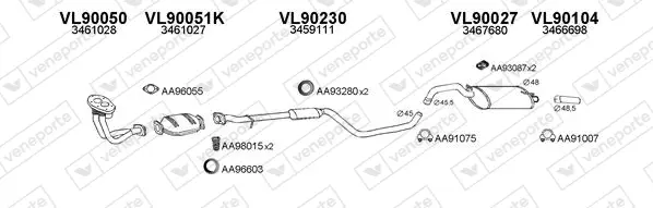 Изпускателна система VENEPORTE           