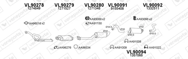 Изпускателна система VENEPORTE           