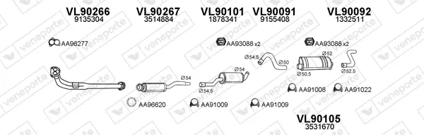 Изпускателна система VENEPORTE           
