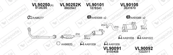 Изпускателна система VENEPORTE           