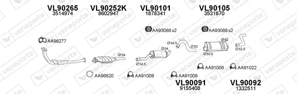 Изпускателна система VENEPORTE           