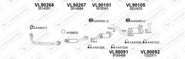 Изпускателна система VENEPORTE           